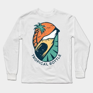 Tropical Bottle Long Sleeve T-Shirt